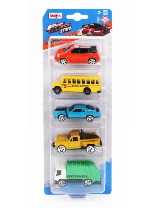 Maisto - VOLKSWAGEN SET ASSORTMENT 5 CARS PIECES VARIOUS