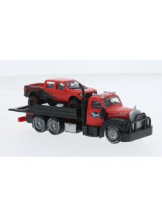 Maisto - Maisto, Mack B-61 Flatbed, rot, 1953, 1:64