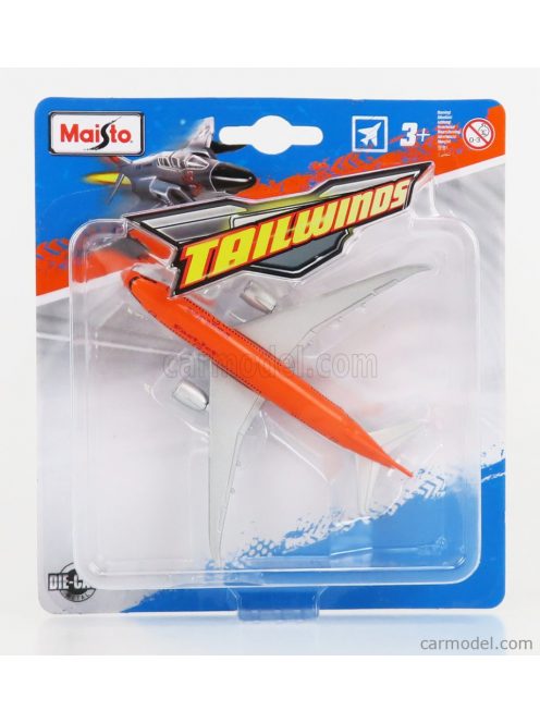 Maisto - Boeing 777-200 Fast Jetl Airplane Orange Silver