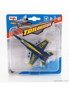   Maisto - Mcdonnel Douglas F/A-18 Hornet Airplane 1978 Blue Yellow