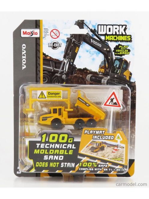 Maisto - Volvo A25G Truck Cassone Ribaltabile 2010 Yellow Black