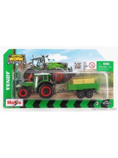 Maisto - Fendt 209 Vario Tractor With Trailer 2022 Green