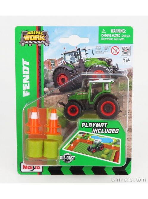 Maisto - Fendt 209 Vario Tractor With Playmat 2022 Green White