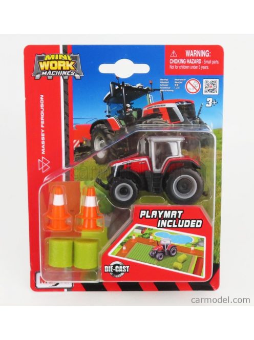 Maisto - Massey Ferguson 8S.265 Tractor With Playmat 2020 Red Grey