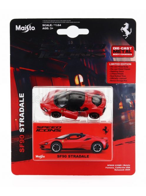 Maisto - FERRARI SF90 STRADALE HYBRID 1000hp 2019 RED