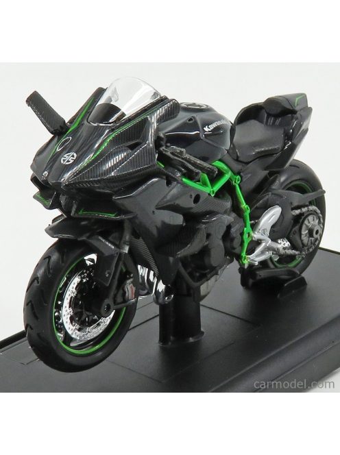 Maisto - Kawasaki Ninja H2 R 2017 Black Carbon Green