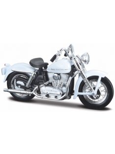 Maisto - Maisto, Harley Davidson K Model, weiss, 1952, 1:18