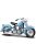 Maisto - Maisto, Harley Davidson 74FL Hydra Glide, hellblau, 1953, 1:18