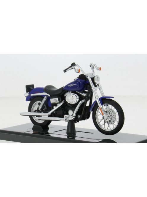 Maisto - Maisto, Harley Davidson FXDBI Dyna Street Bob, blau, 2006, 1:18