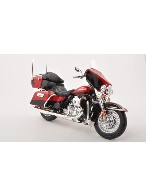 Maisto - Maisto, Harley Davidson FLHTK Electra Glide Ultra Limited, rot/dunkelbraun, 2013, 1:12