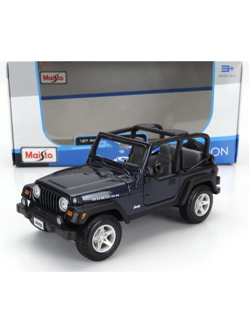 Maisto - JEEP WRANGLER RUBICON OPEN 2012 BLUE MET