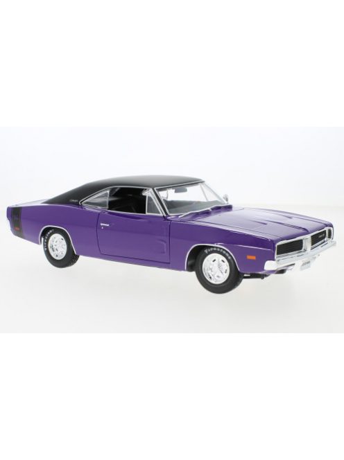 Maisto - Dodge Charger R/T, violett/schwarz, 1969, 1:18