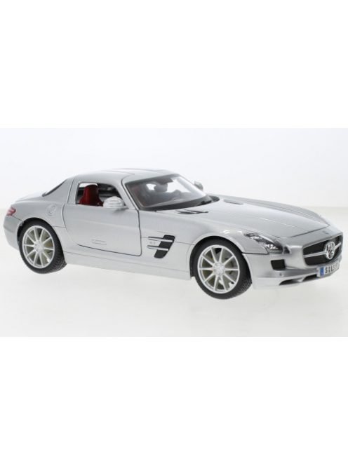 Maisto - Mercedes SLS AMG (C197), silber, 2010, 1:18