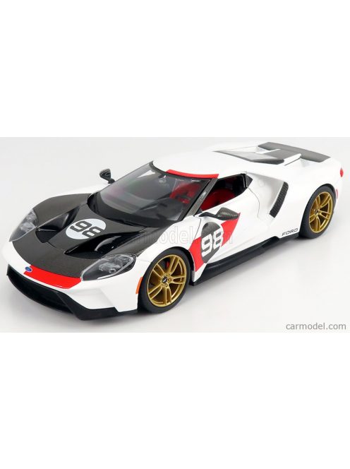 Maisto - Ford Usa Gt N 98 Daytona Livery 2021 White Black