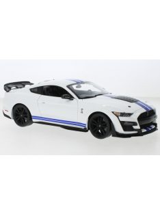 Maisto - Ford Mustang Shelby GT500, weiss/blau, 2020, 1:18