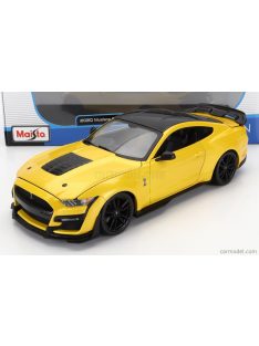   Maisto - Ford Usa Mustang Shelby Gt500 Coupe 2020 Yellow Black