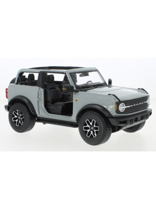 Maisto - Maisto, Ford Bronco Badlands, hellgrau, 2021, 1:18