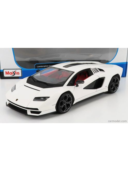 Maisto - Lamborghini Countach Lpi 800-4 2021 Bianco Siderale - White