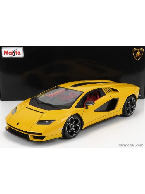 Maisto - Lamborghini Countach Lpi 800-4 2021 - Exclusive Carmodel Yellow Met