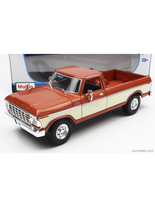 Maisto - Ford Usa F-150 Pick-Up 1979 Brown White