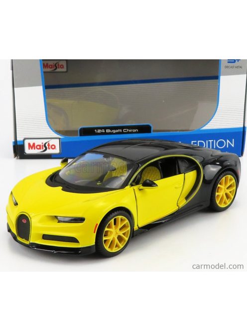 Maisto - Bugatti Chiron Le Patron 2016 Yellow - Nocturne Black