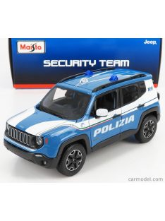 Maisto - Jeep Renegade Polizia 2017 Light Blue White