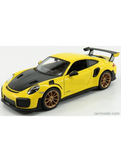 Maisto - Porsche 911 991-2 Gt2 Rs Coupe 2018 Yellow Black