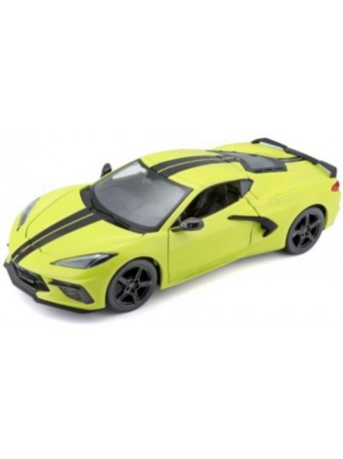 Maisto - Maisto, Chevrolet Corvette C8 Stingray Z51, gelb/schwarz, 2020, 1:24