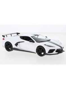   Maisto - Maisto, Chevrolet Corvette Stingray (C8), weiss, 2020, 1:24