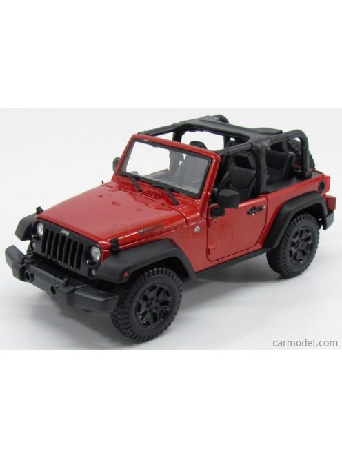 Maisto - Jeep Wrangler Willys Open 2014 Copper Met Black