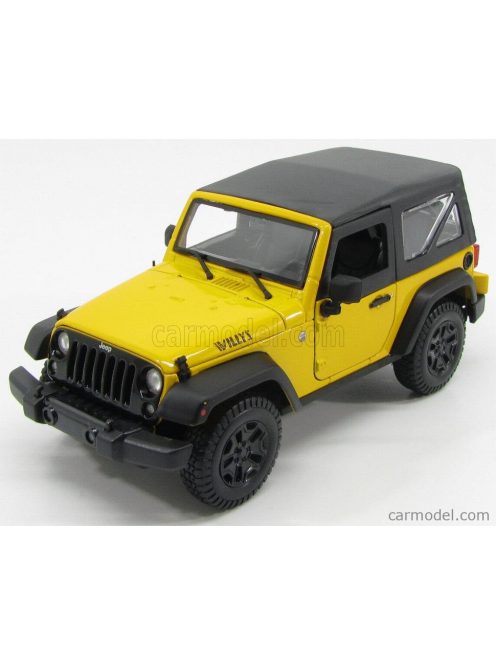 Maisto - Jeep Wrangler Willys Soft-Top 2014 Yellow Black