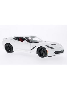   Maisto - Maisto, Chevrolet Corvette Stingray Z51 (C7), weiss, 2014, 1:18