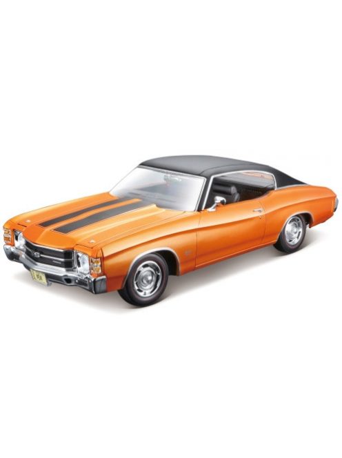 Maisto - Chevrolet Chevelle SS454, orange/schwarz, 1971, 1:18