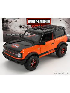   Maisto - Ford Usa Bronco Custom Harley Davidson 2021 Orange Black