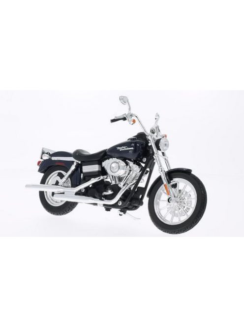 Maisto - Maisto, Harley Davidson FXDBI Dyna, dunkelblau, 2006, 1:12