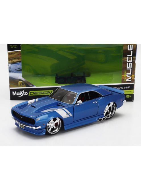 Maisto - CHEVROLET CAMARO Z/28 COUPE CUSTOM 1968 BLUE