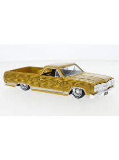   Maisto - Maisto, Chevrolet El Camino Lowrider, gold/Dekor, 1965, 1:24