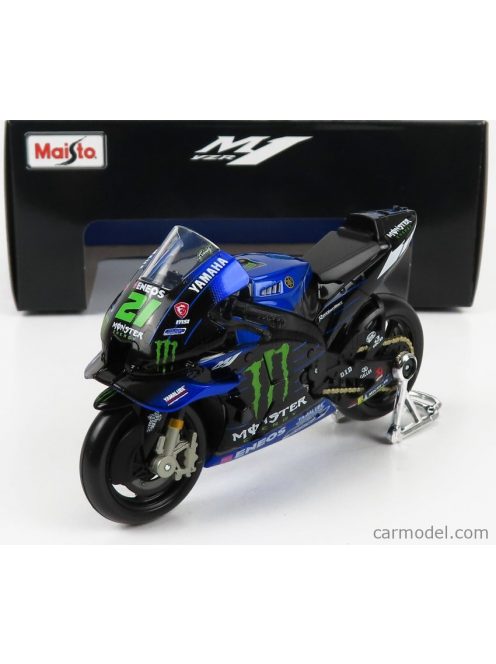 Maisto - Yamaha Yzr-M1 Team Yamaha Monster Energy N 21 Motogp Season 2022 Franco Morbidelli Blue