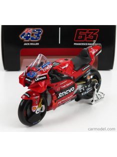   Maisto - Ducati Desmosedici Gp21 Lenovo Team N 43 Motogp 2021 Jack Miller Red