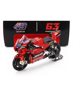   Maisto - DUCATI DESMOSEDICI GP22 TEAM LENOVO N 43 MOTOGP SEASON 2022 JACK MILLER RED