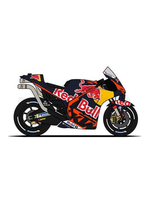 Maisto - KTM RC16 TEAM RED BULL FACTORY RACING N 33 MOTOGP SEASON 2023 BRAD BINDER BLUE RED YELLOW