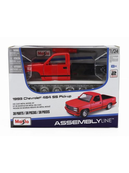 Maisto - CHEVROLET 454 SS PICK-UP 1993 RED