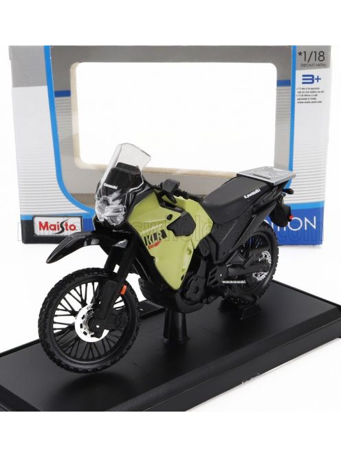 Maisto - KAWASAKI KLR 650 2021 BLACK GREEN