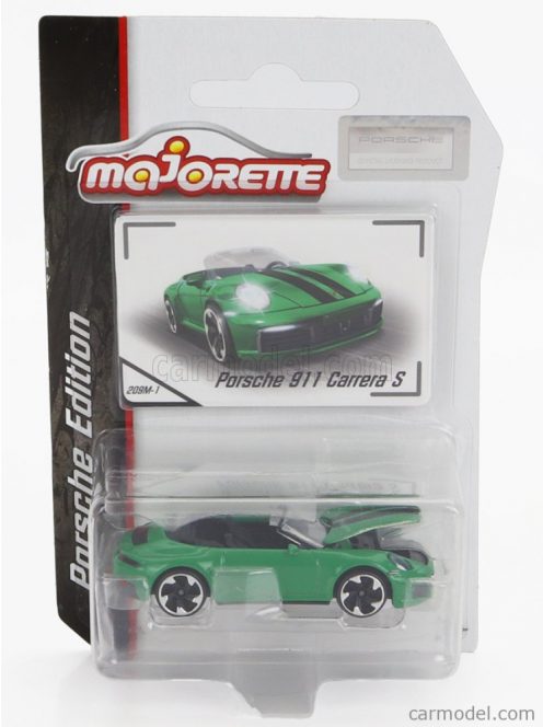 Majorette - Porsche 911 991-2 Carrera S Cabriolet 2018 Green