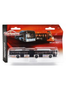   Majorette - MAN LION'S CITY 6 AUTOBUS SNODATO A SOFFIETTO 2010 SILVER BLACK ORANGE