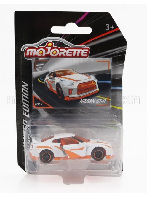 Majorette - NISSAN SKYLINE GT-R (R35) COUPE 2009 WHITE ORANGE