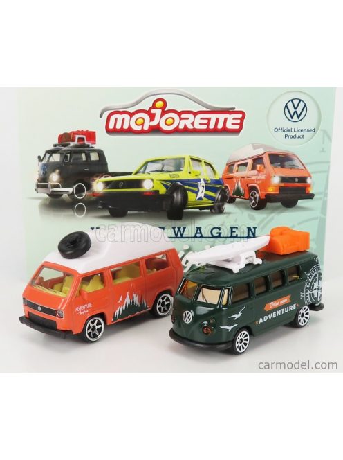 Majorette - Volkswagen Set Assortment 2 Cars Pieces T3 - T1 Various