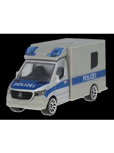   Majorette - MERCEDES BENZ SPRINTER VAN POLIZEI 2018 SILVER BLUE