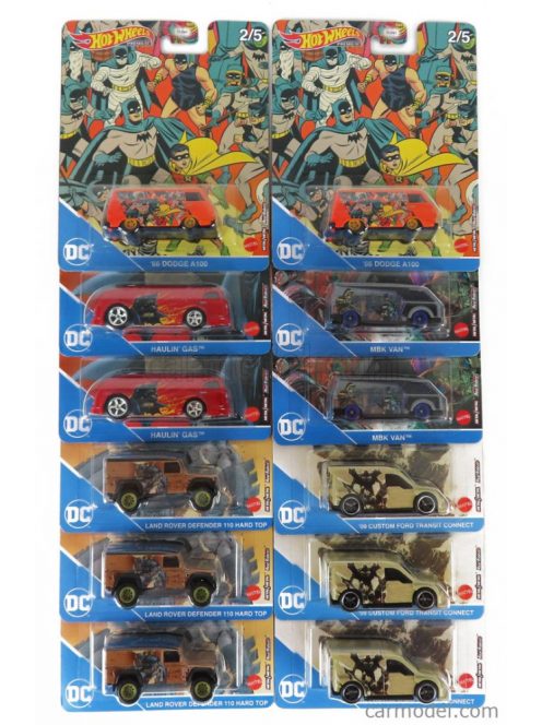 Mattel Hot Wheels - Land Rover Set Assortment Batman 12 Pieces Various