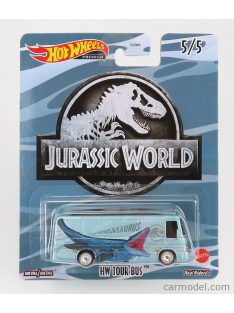   Mattel Hot Wheels - Truck Hw Tour Autobus - Jurassic World Light Blue Met